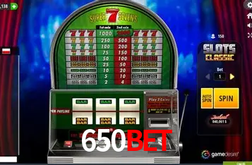 Slot Games 650bet